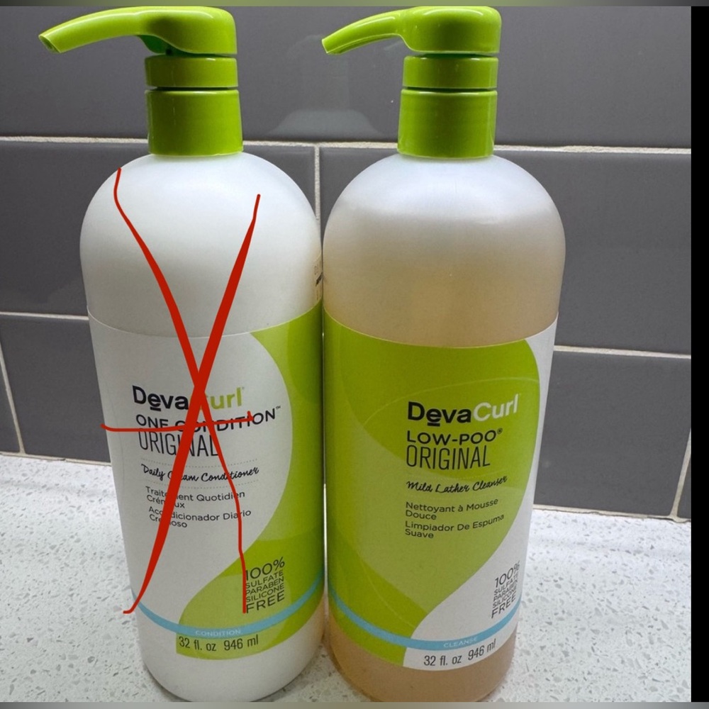 DevaCurl Low-Poo Mild Lather Cleanser  - NWOT 32 oz SHAMPOO ONLY - cond is sold